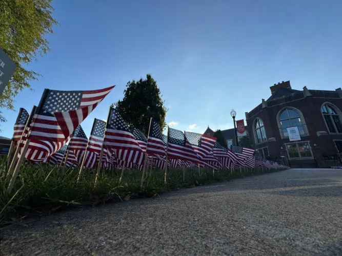 Flags remember 9/11